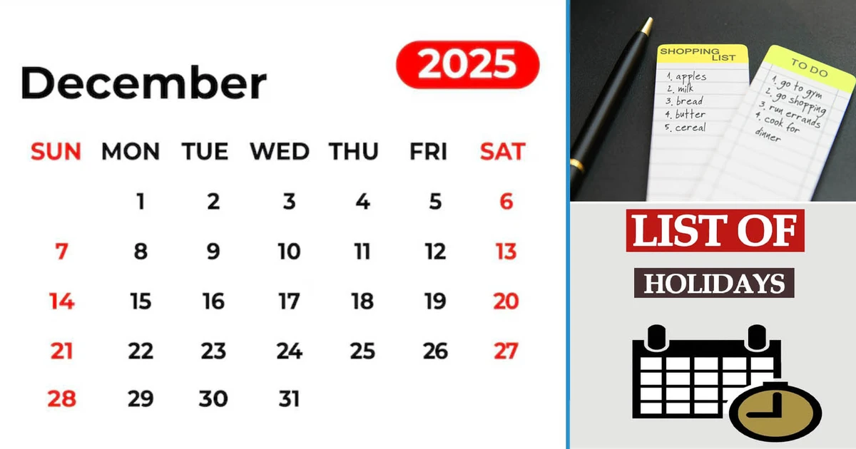 December 2025 Indian Holiday Calendar: Key Dates & Impact