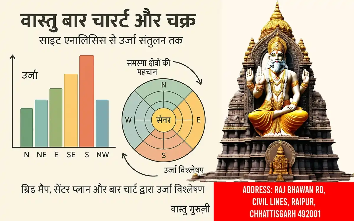 Vastu Bar Chart and Chakra