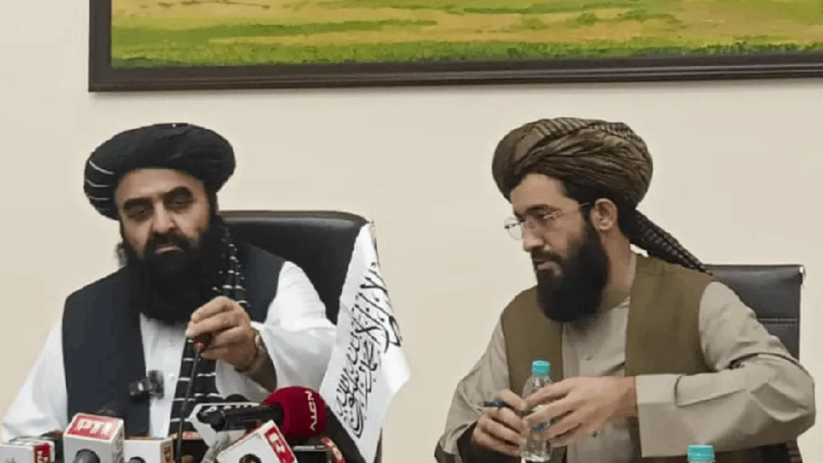 Taliban Delhi Press Meet Sparks Gender Controversy